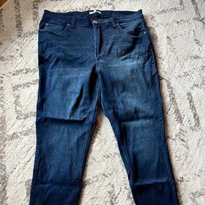 STS Blue jeans, Size 18, dark wash, stretchy